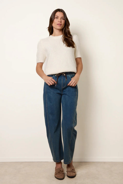 Seam Detail Jeans by Blue Vanilla