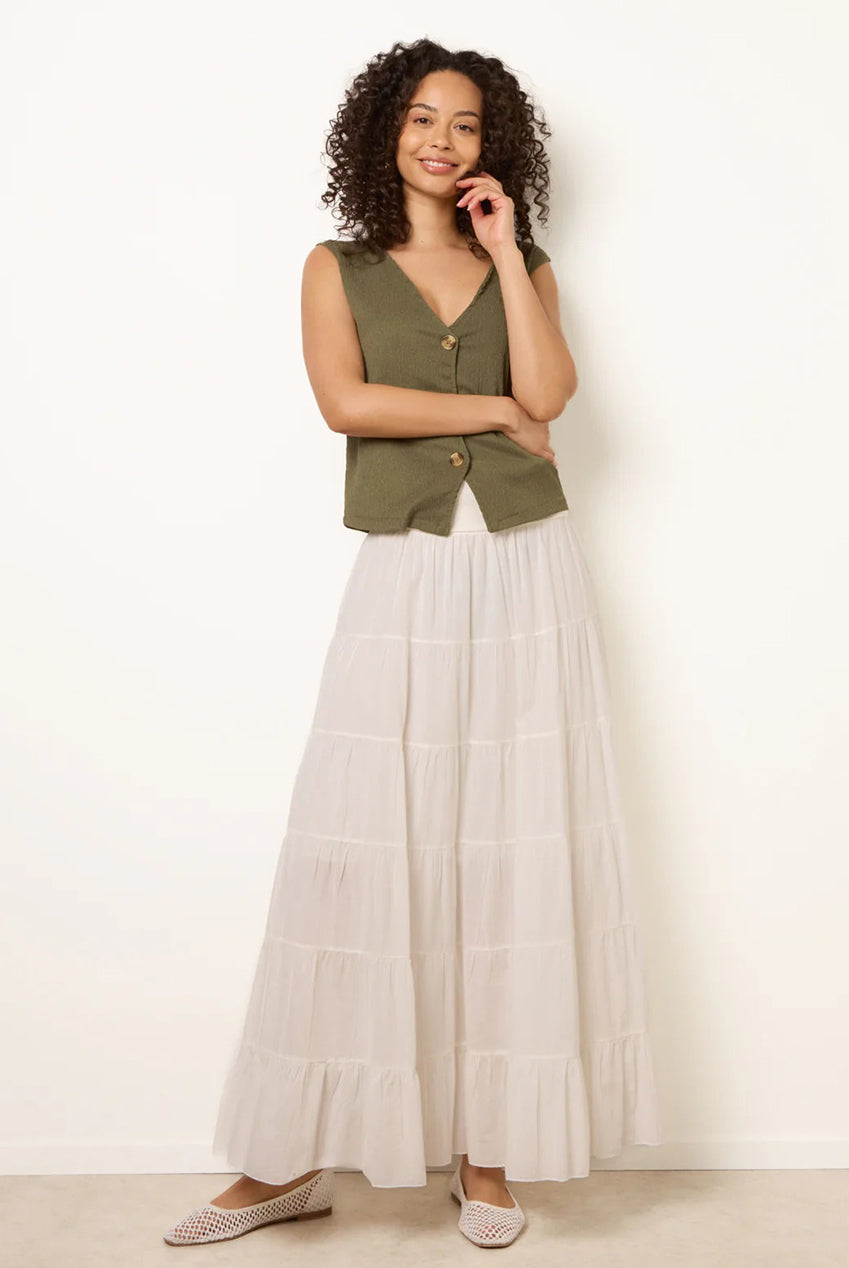 Jersey Band Tiered Skirt BV269228014