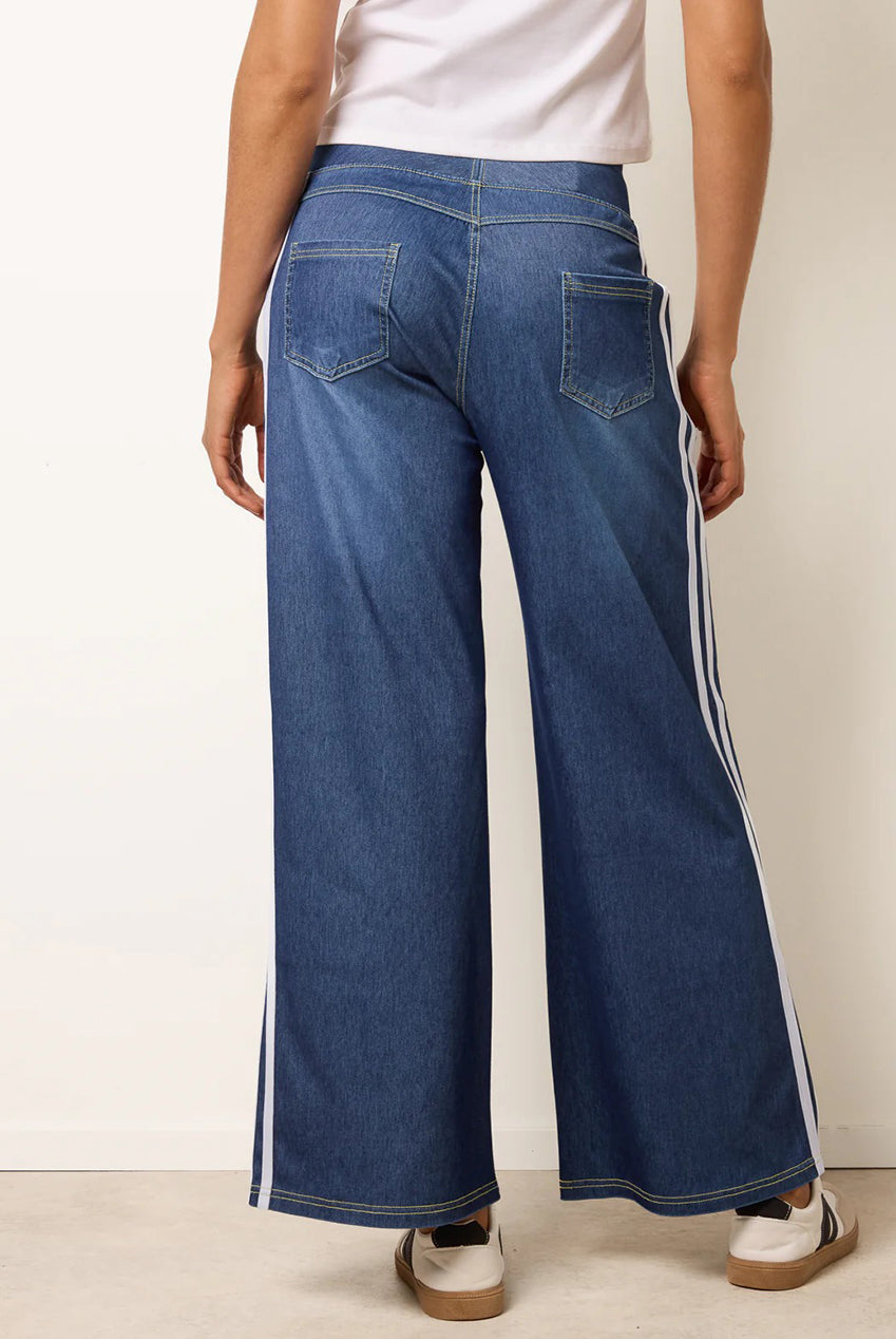 Multi Stretch Side Stripe Deep Waistband Trousers BV269245018