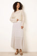 Mix Crochet Maxi Skirt by Blue Vanilla