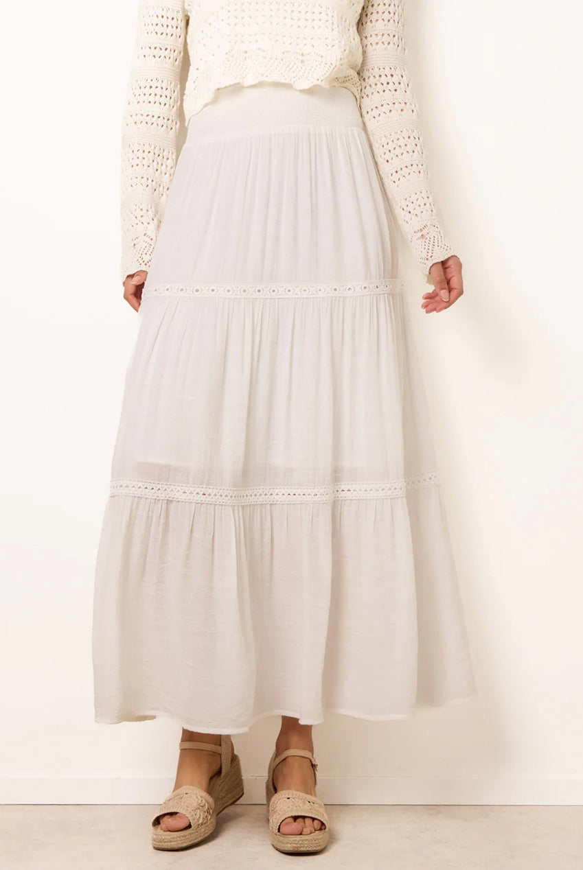 Mix Crochet Maxi Skirt BV269251014