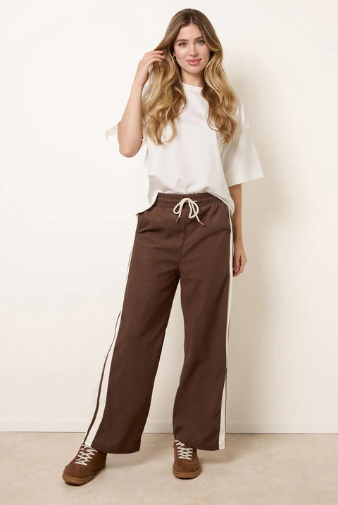 Corduroy Side Stripes Trousers by Blue Vanilla