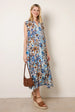 V Neck Loose Fit Maxi Dress by Blue Vanilla