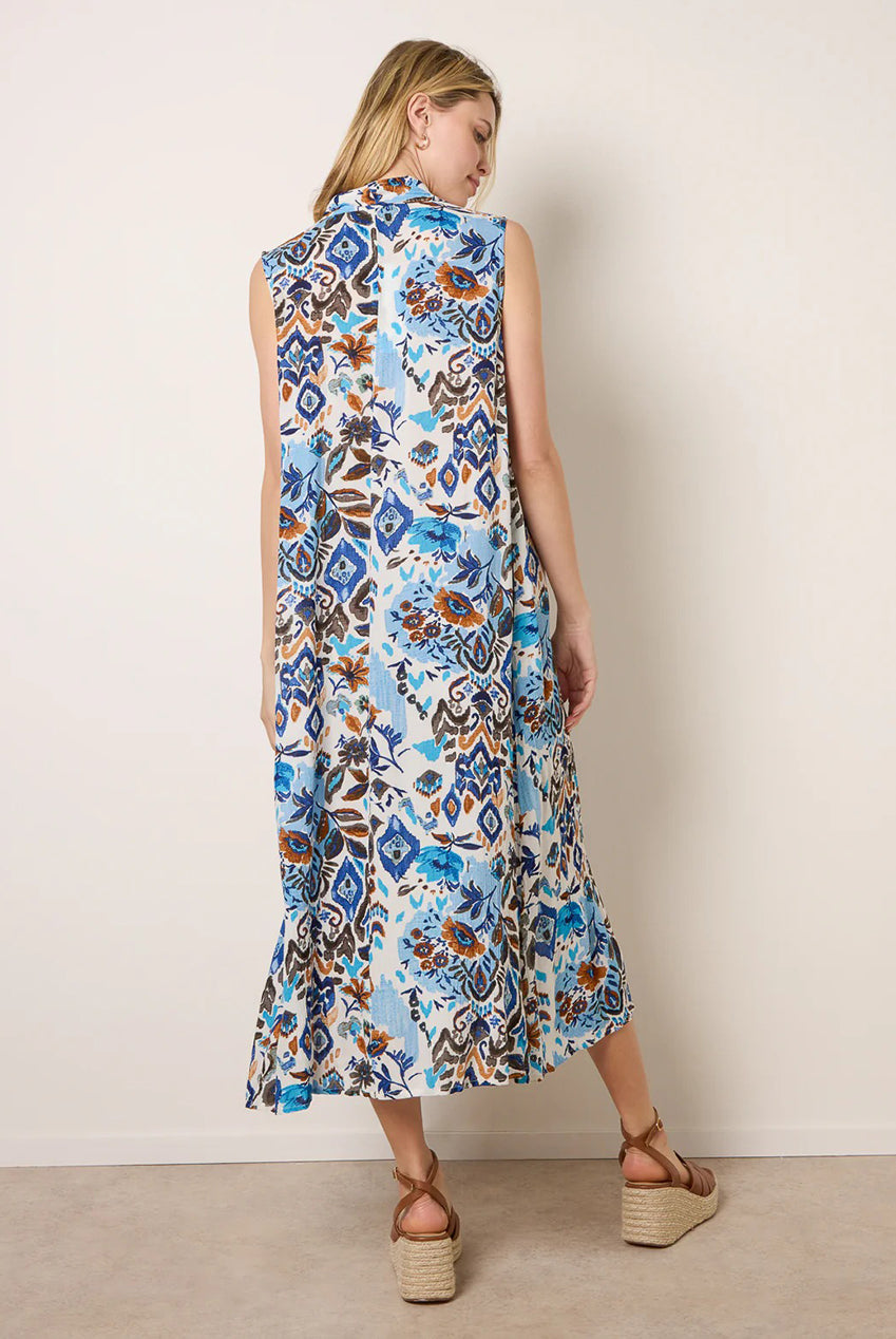 V Neck Loose Fit Maxi Dress BV269869002