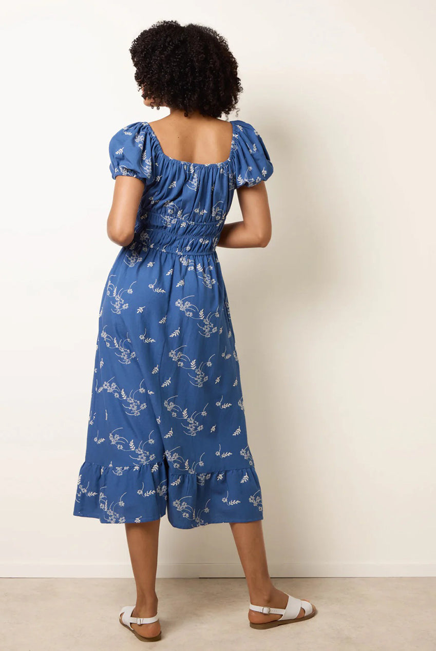 Embroidery Milkmaid Midi Dress BV269872018