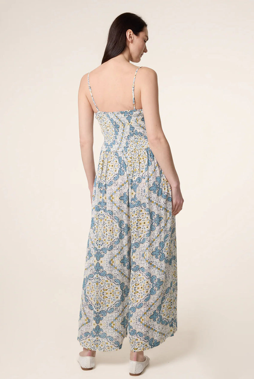 Shirred Drawstring Jumpsuit BV269904069