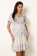 Embellished Metallic Mini Dress by Blue Vanilla