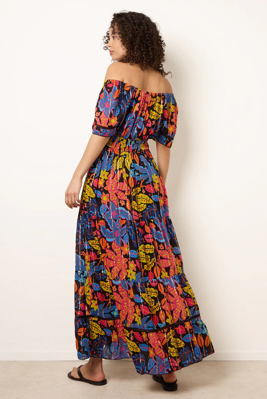 Bardot Tassel Tie Tiered Maxi Dress BV269939003