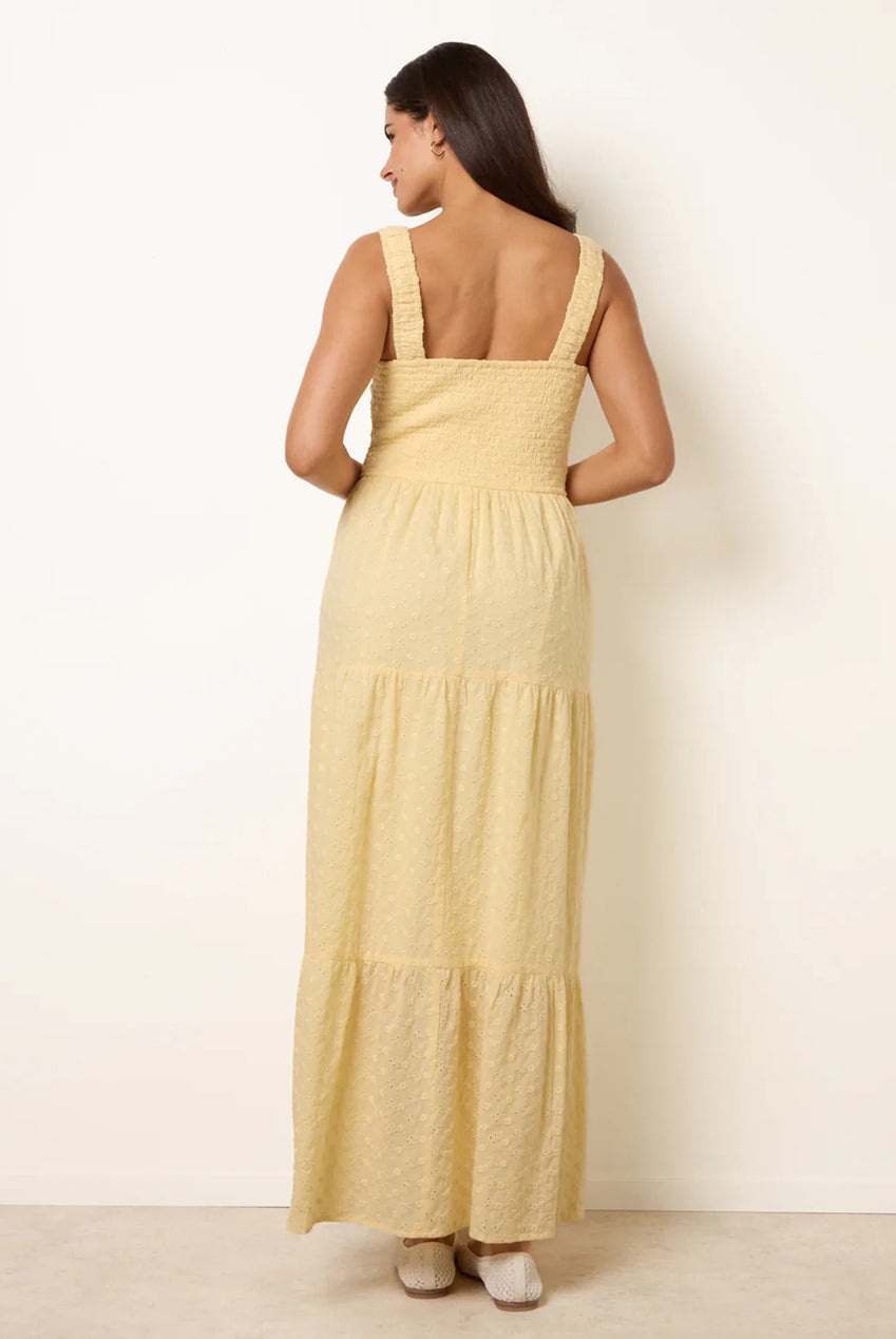 Broderie Button Down Maxi Dress BV269985178