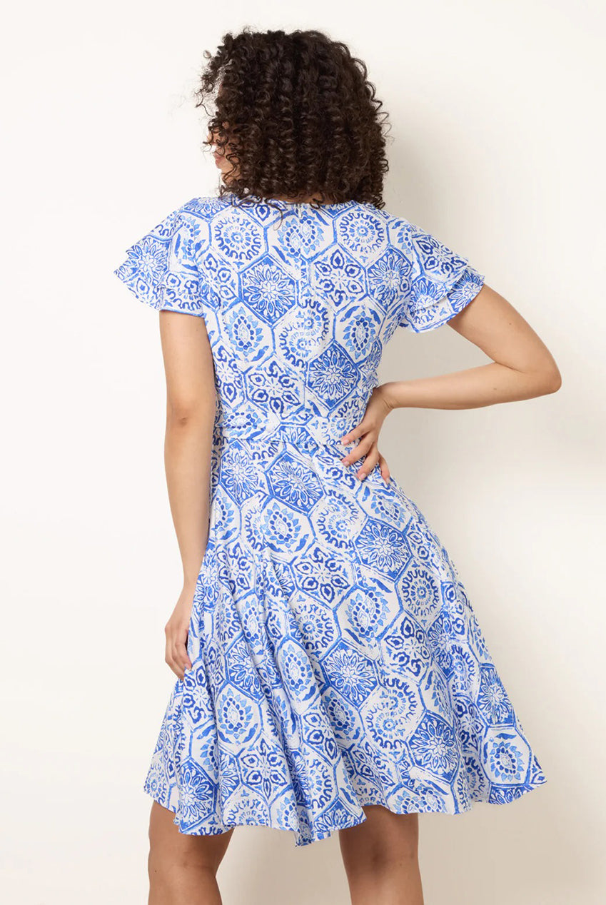 V Neck Godet Dress BV269988305