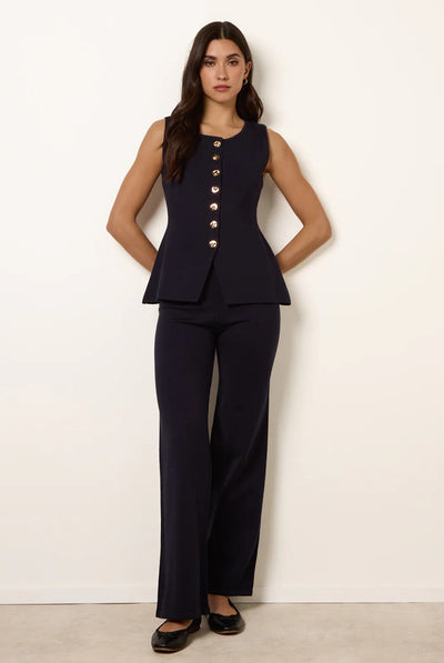 Navy - Set With Gold Button by Blue Vanilla