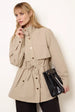 Adjustable Tie Up Light Weight Jacket by Blue Vanilla