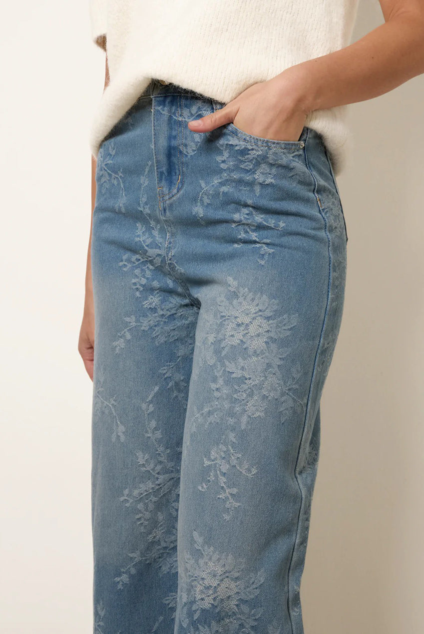 Floral Print Jeans BV3852018