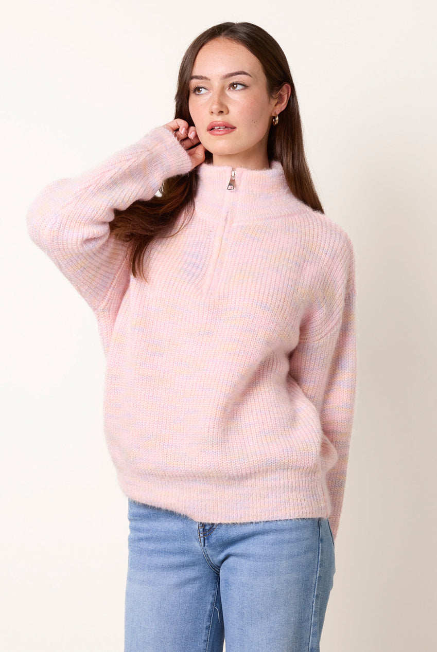 Zip Neck Knit Jumper BV4014020