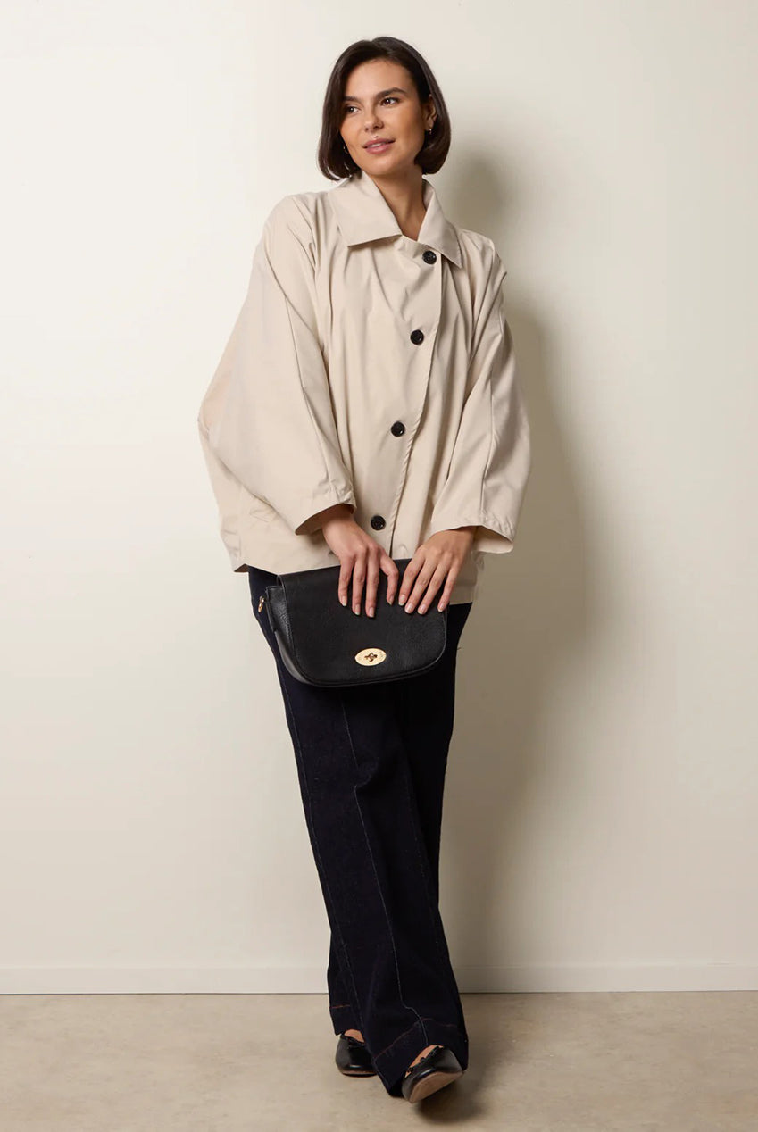 Oversized Short Length Trench Coat BV5980IT039
