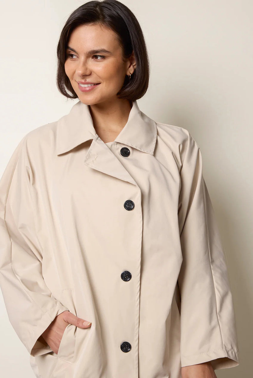 Oversized Short Length Trench Coat BV5980IT039