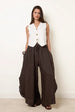 Extreme Wide Leg Linen Trousers by Blue Vanilla