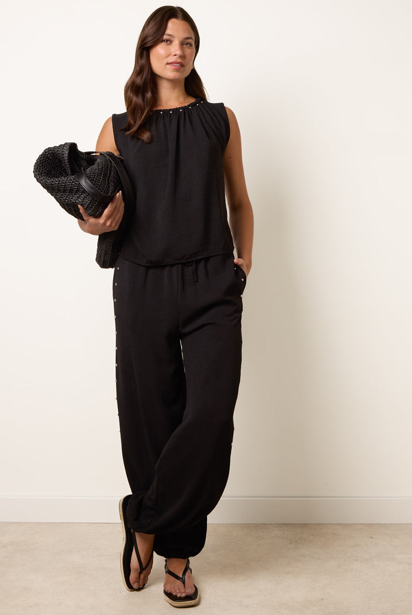 Studded Detailed Balloon Trouser Set BV6569IT003