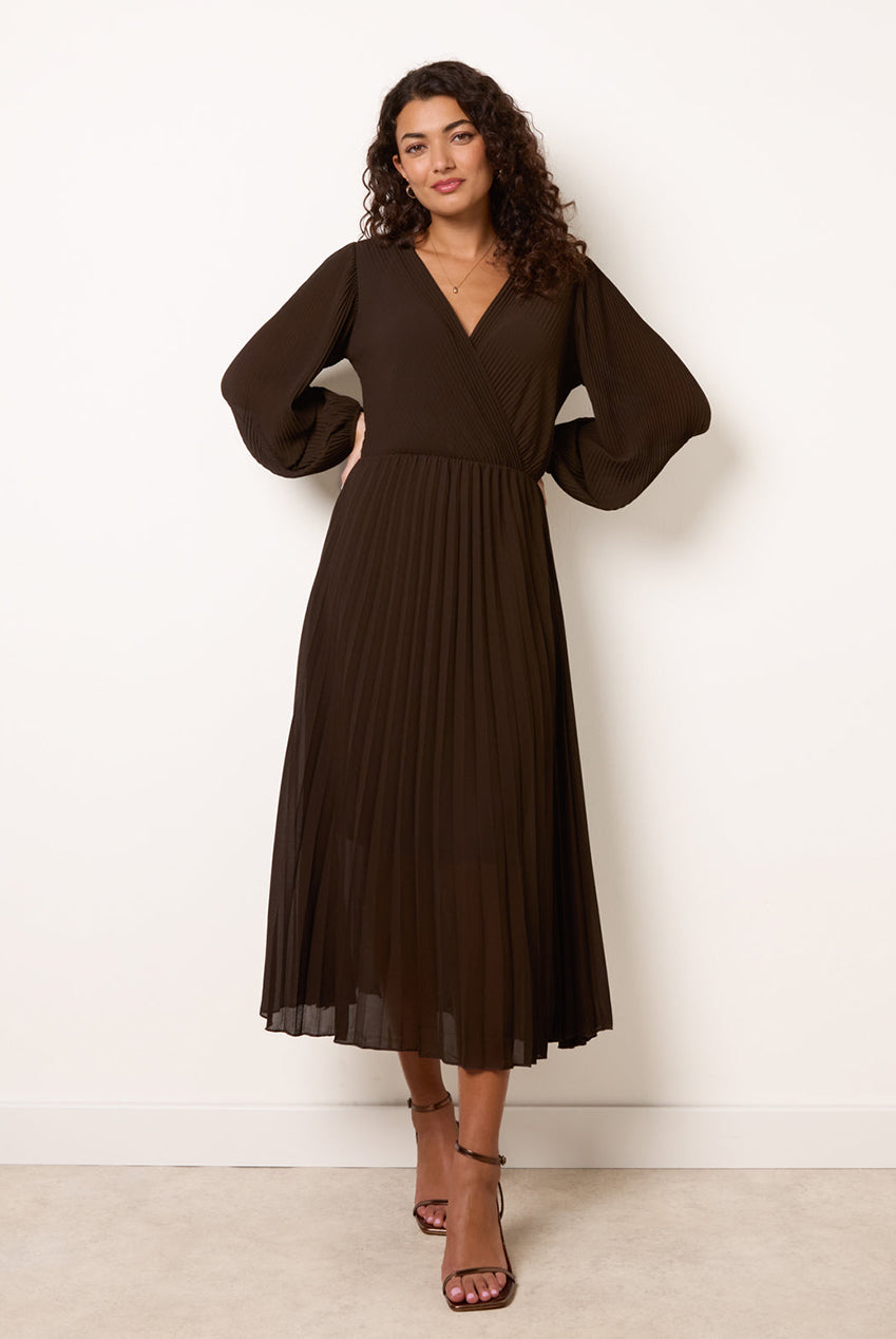 Chiffon Pleated Dress BV6788IT030