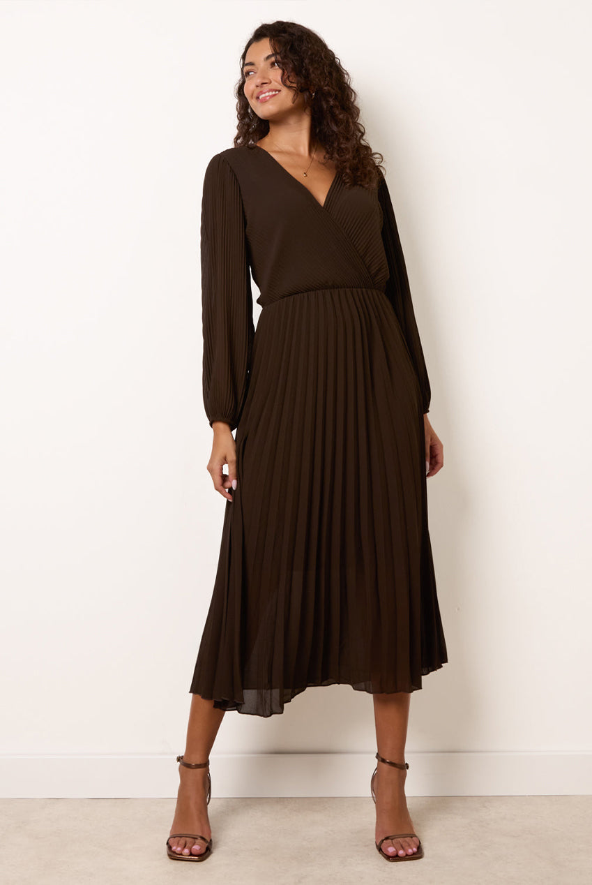Chiffon Pleated Dress BV6788IT030