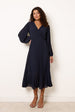 Chiffon Pleated Dress by Blue Vanilla