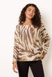 Metallic Batwing Foil Effect Jumper by Blue Vanilla