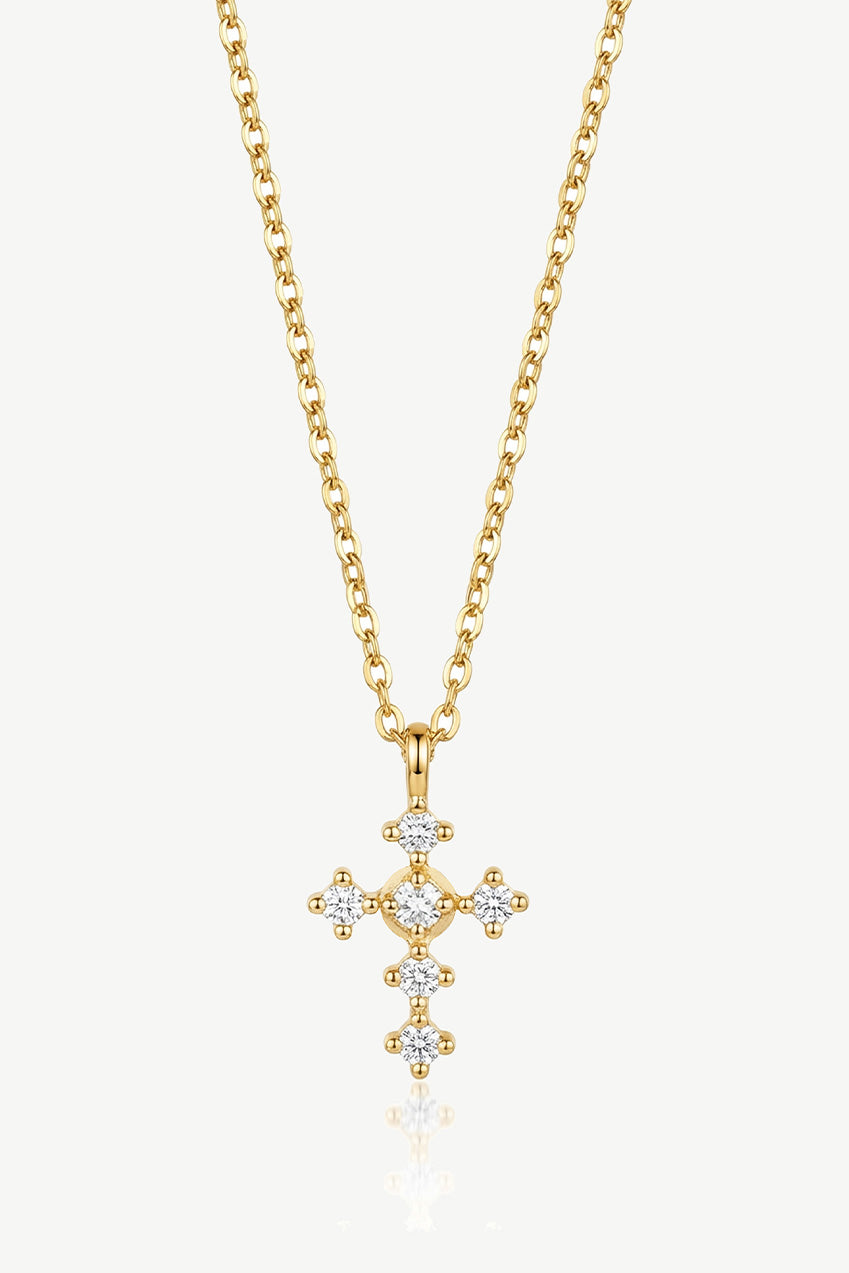 Dainty Cross Necklace 558