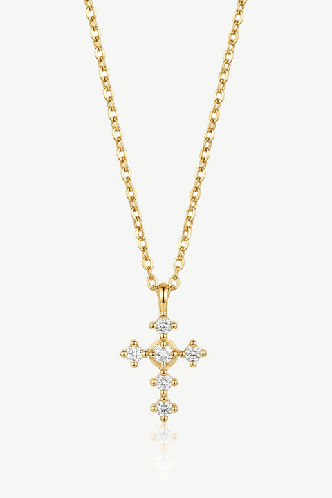 Dainty Cross Necklace by MUCHV