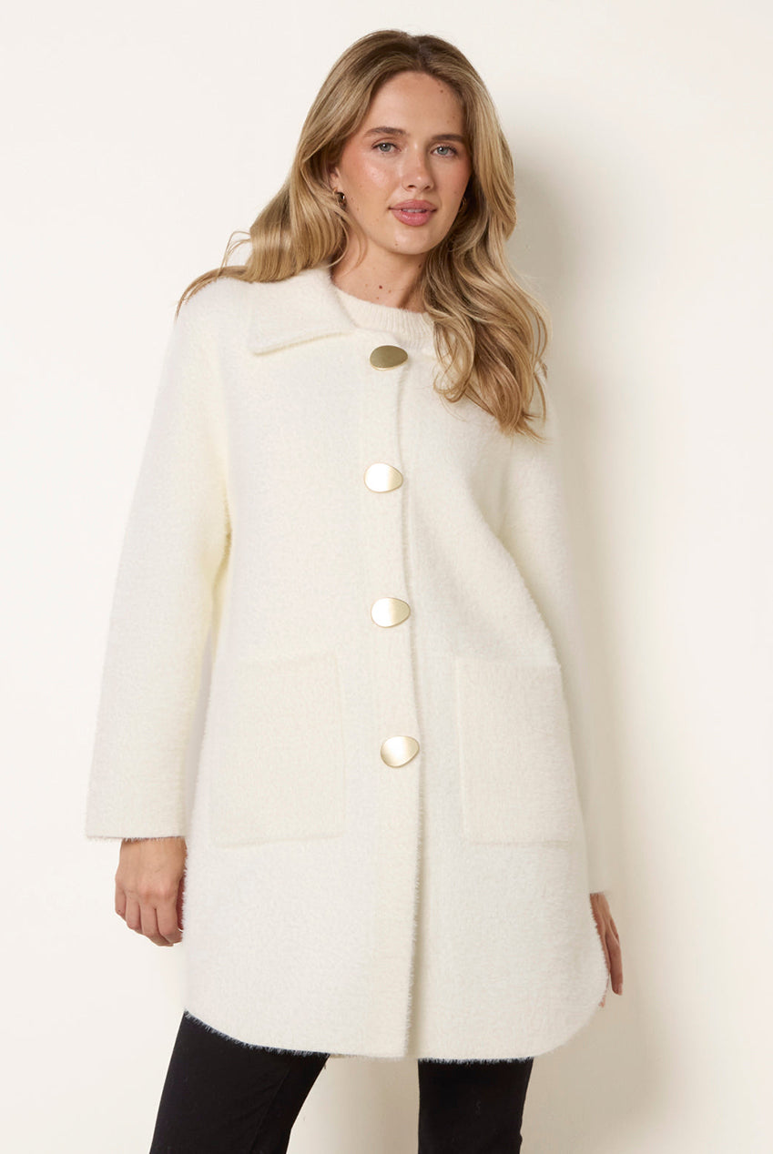 Overcoat With Classic Collar CC2557BV014