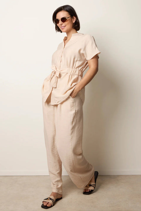 Two Piece Belted Co-Ord Set by Blue Vanilla