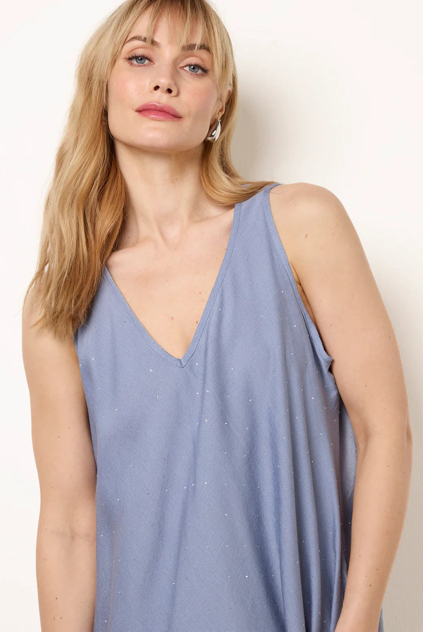 Diamante V Neck Dress CC2722BV018