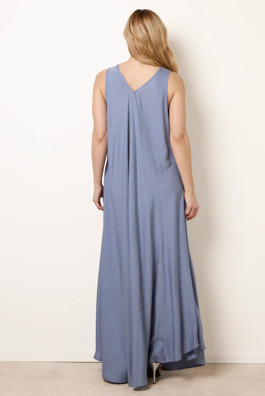 Diamante V Neck Dress CC2722BV018