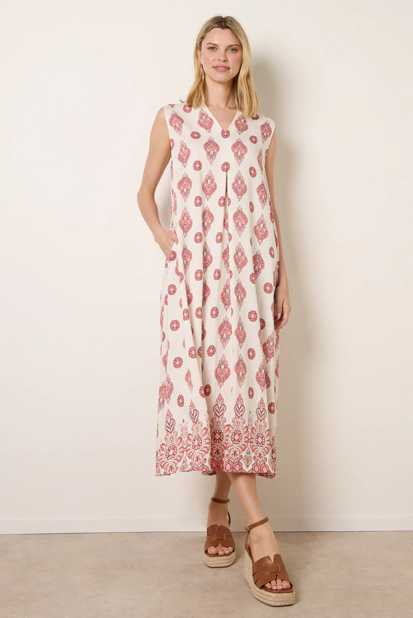 Floral Print A Line Dress CC2740BV034