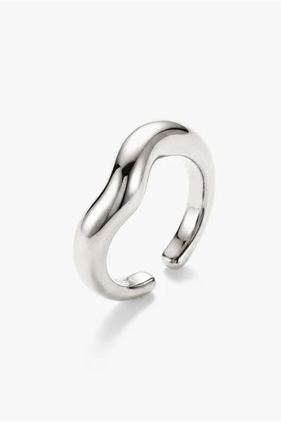 Silver - Open Wave Ring by MUCHV