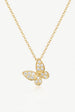 Gold Or Silver Butterfly Necklace by MUCHV