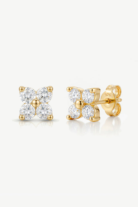 Tiny Hydrangea Stud Earrings by MUCHV
