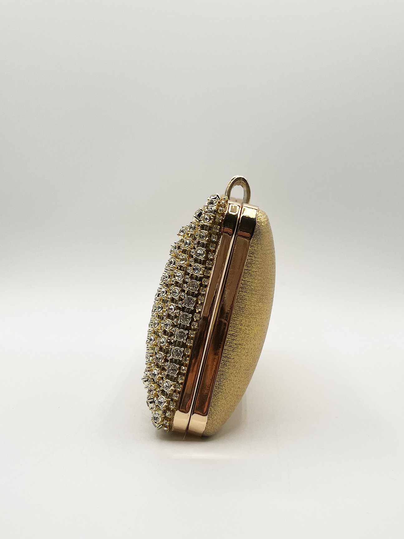 Gold Diamante Clutch Bag HB323224