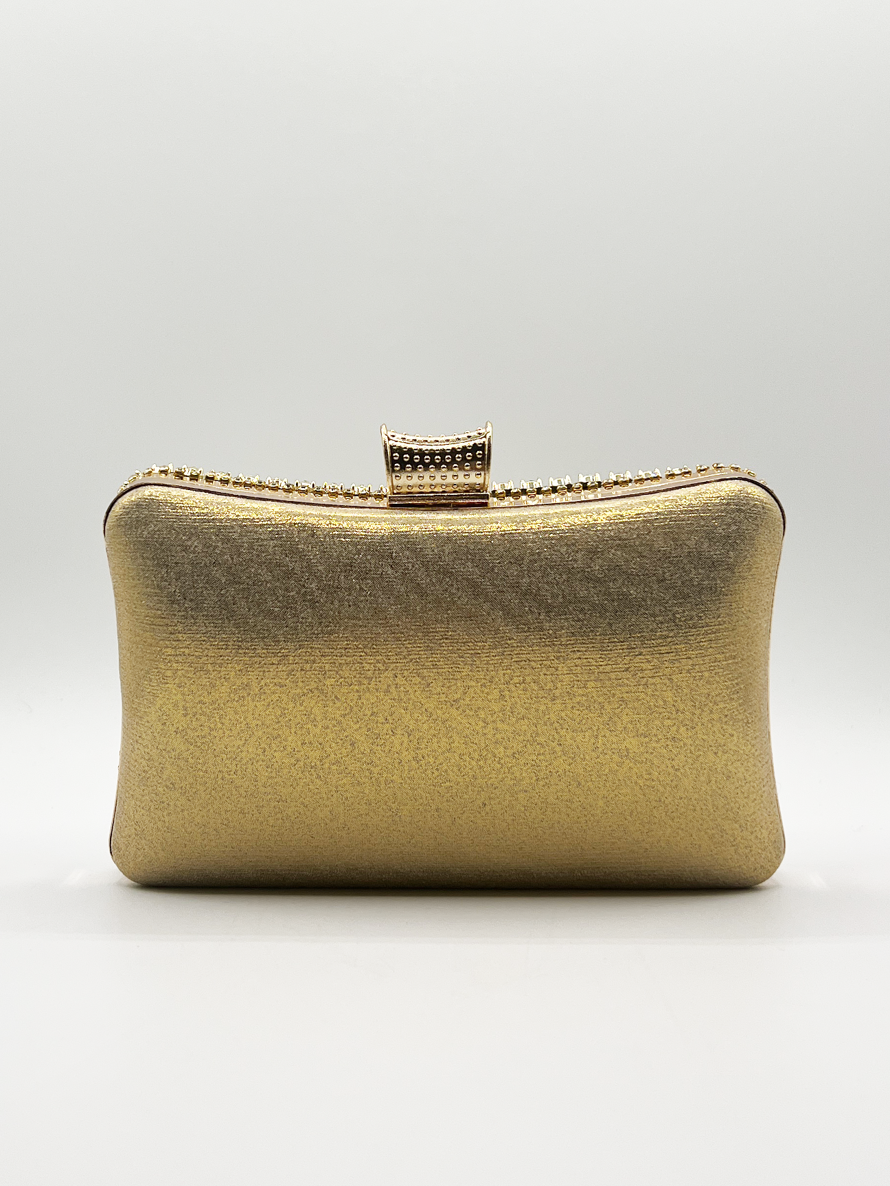 Gold Diamante Clutch Bag HB323224