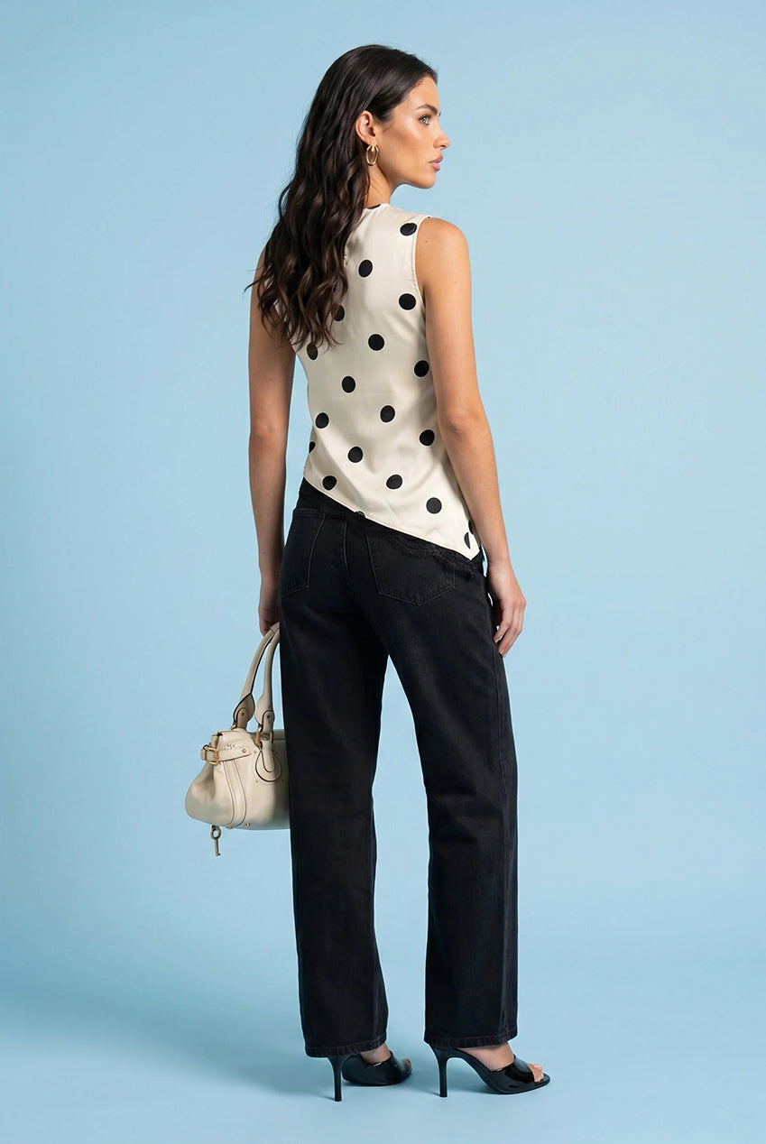 Lace Spot Top 40TOP39990