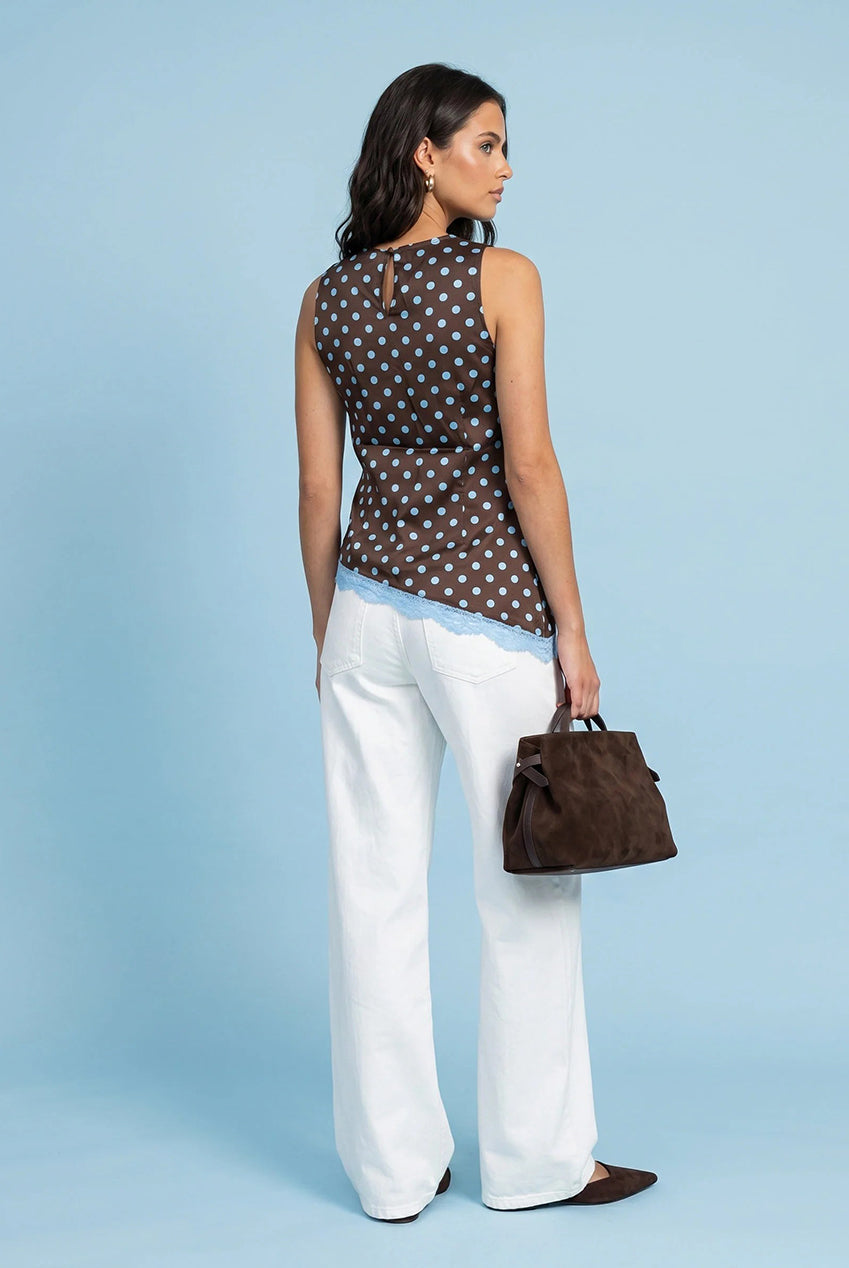 Lace Spot Top 40TOP39987