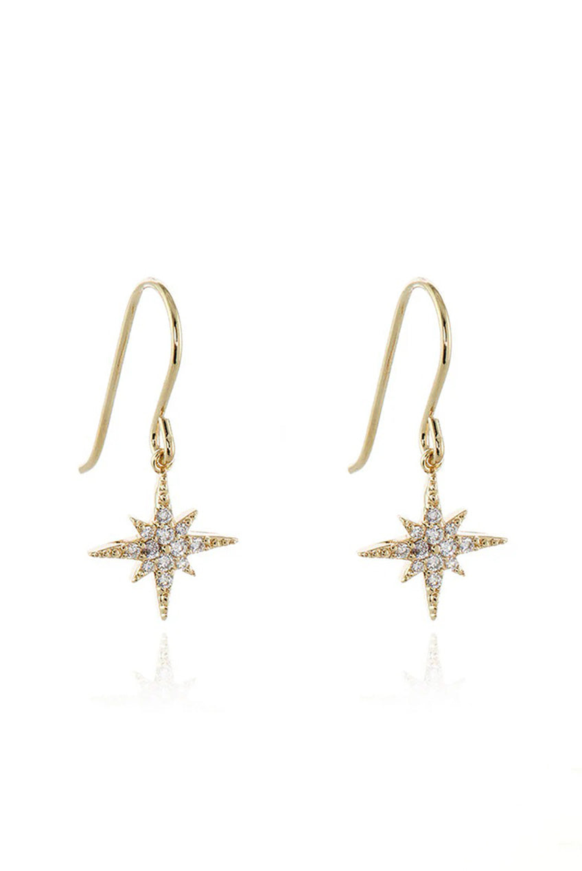 North Star Gold French Wire Earrings 413337G322