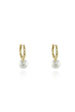 Cachet London Padma 8mm Pearl Gold Hoop by Cachet London