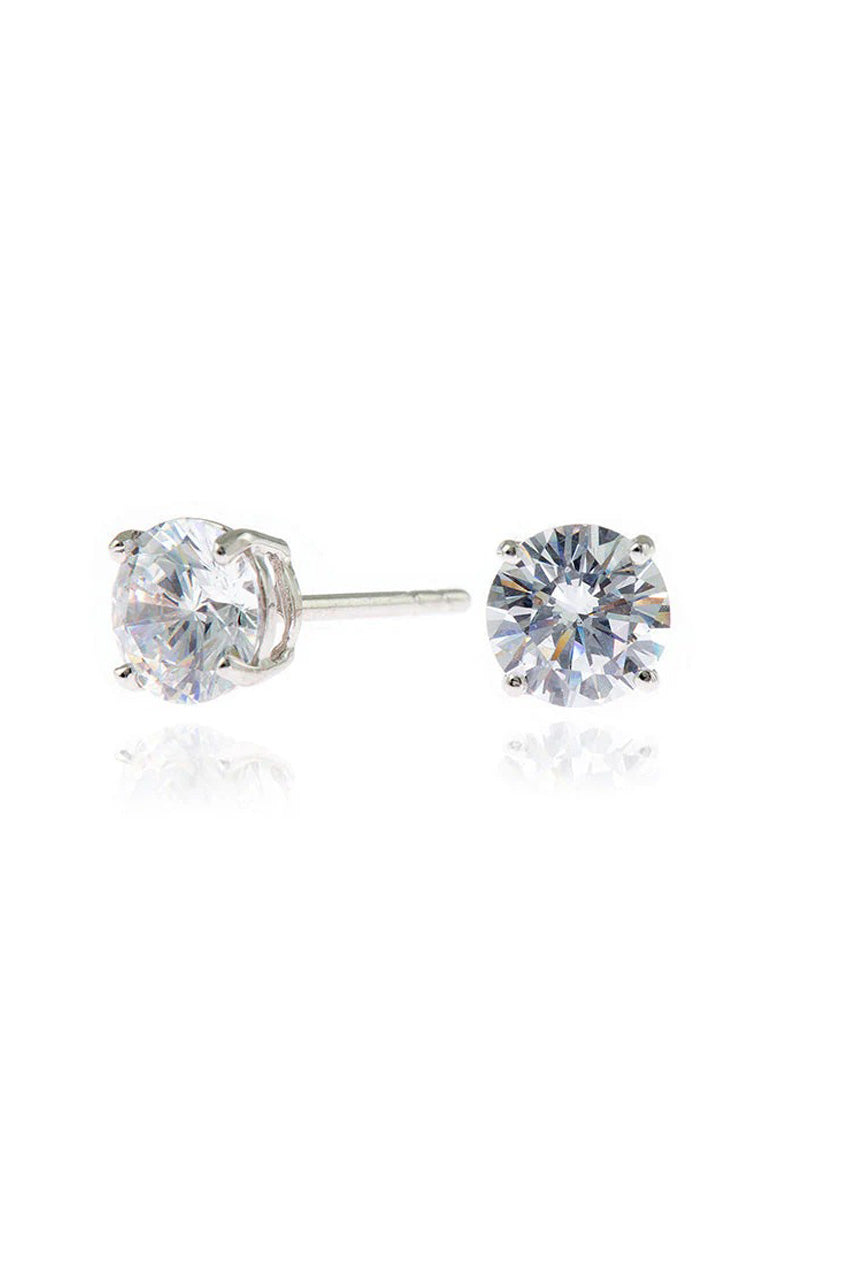 Lana 6mm Silver Earrings 480422R322