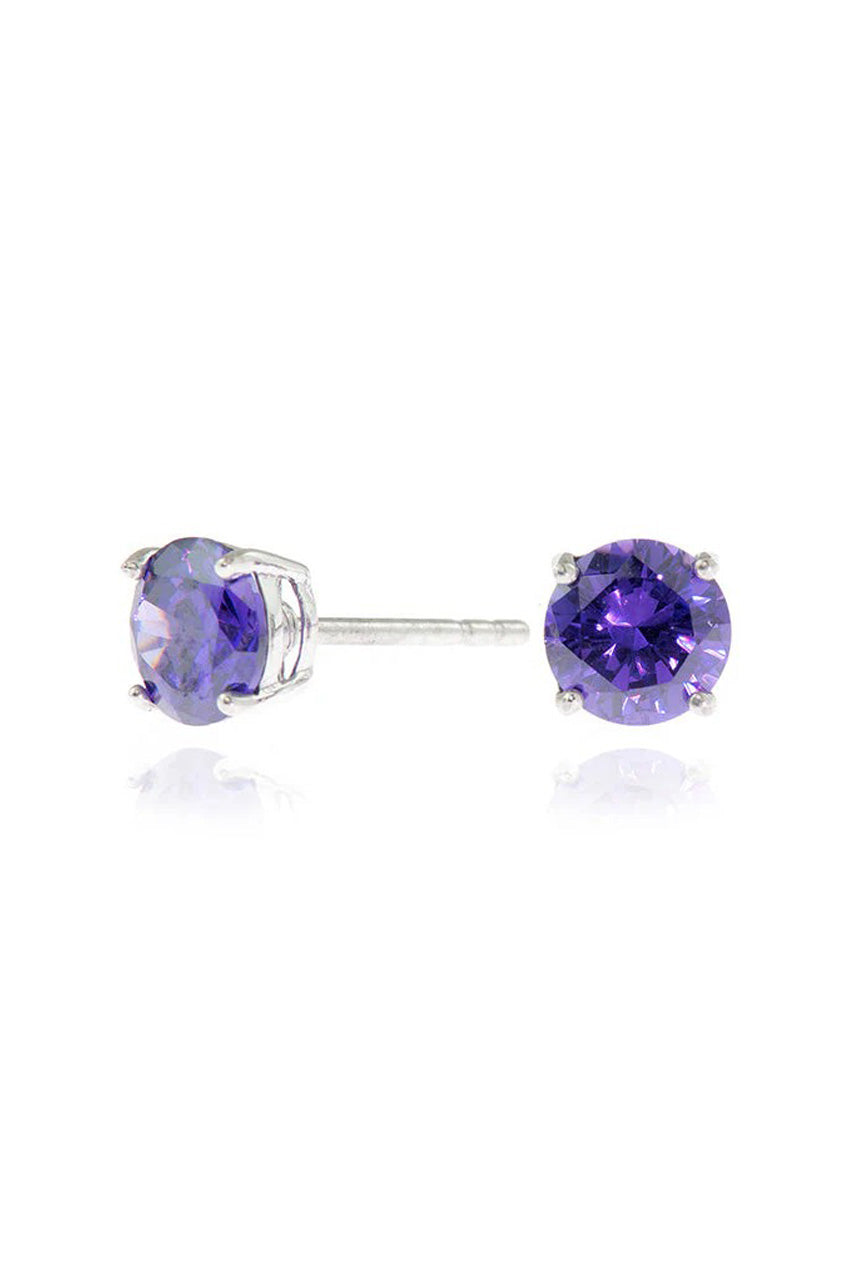 Lana 6mm Violet Earrings 480422R280