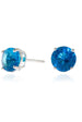 Lana 8mm  Sapphire Earrings by Cachet London