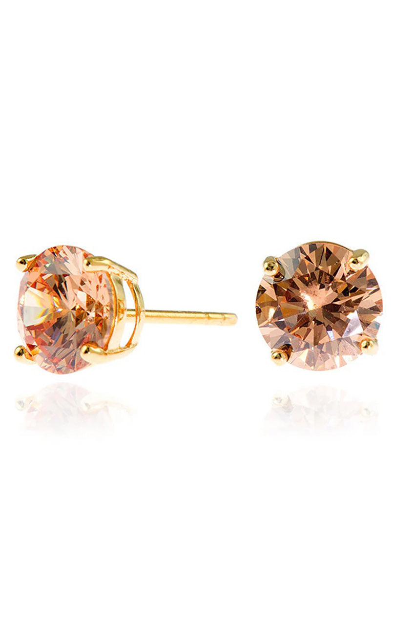 Lana 8mm Champagne Earrings 480391G022