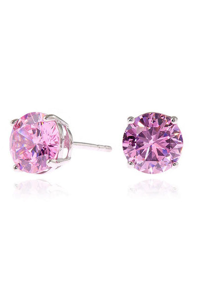 Pink - Lana 8mm Pink Earrings by Cachet London