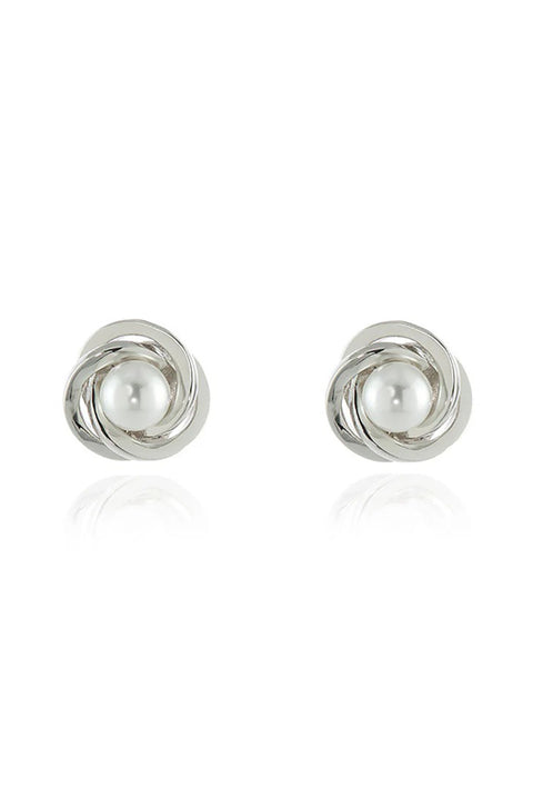 Qi Silver Earrings by Cachet London