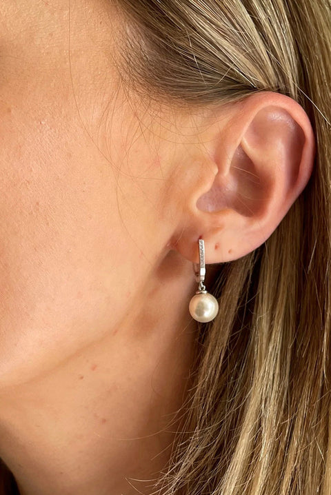 Gina Silver Earrings by Cachet London