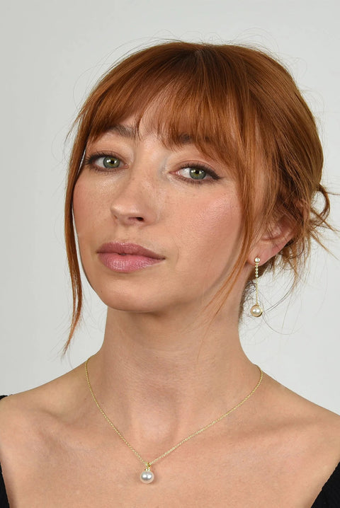 Paris Gold Drop Earrings by Cachet London